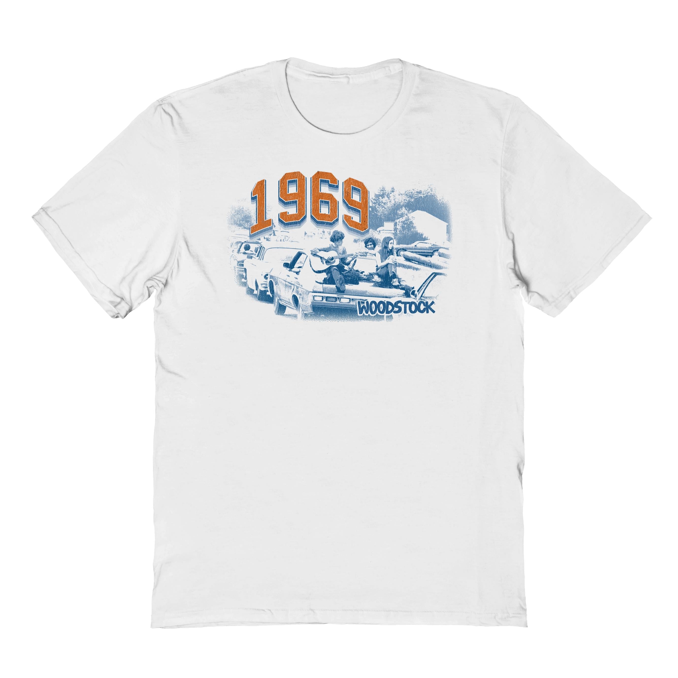 Goodie Two Sleeves Woodstock 1969 White T-Shirt