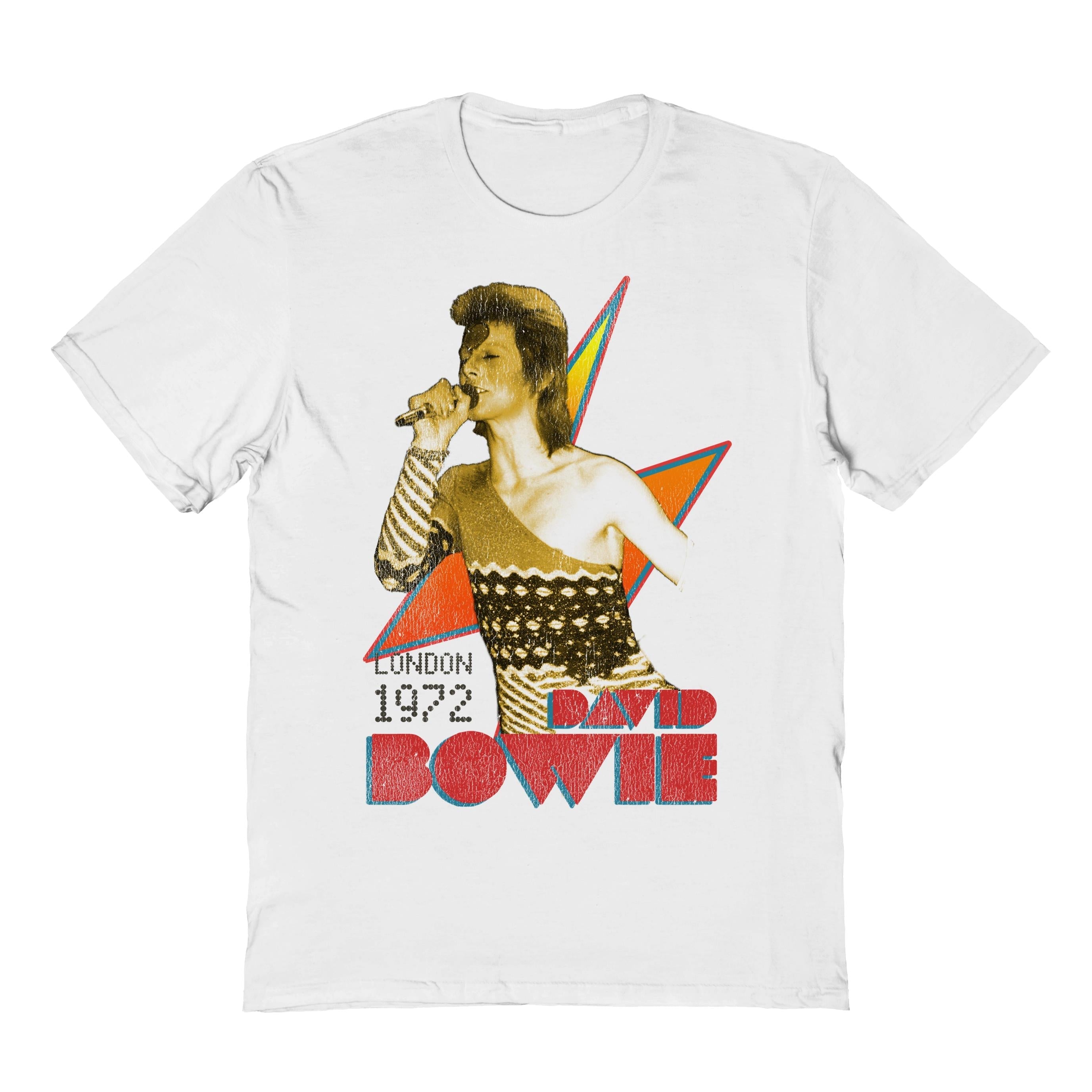 Goodie Two Sleeves David Bowie Singing in London T-Shirt